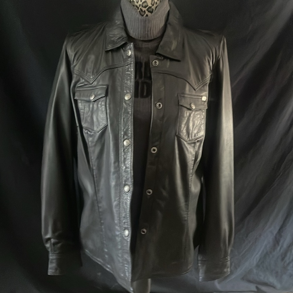 Harley Davidson snap up shirt/jacket